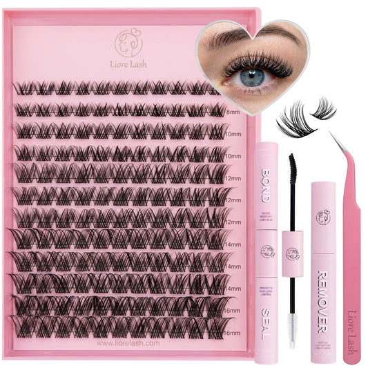 Cloud Kiss 5-in-1 DIY Cluster Lash Kit – 120 Clusters