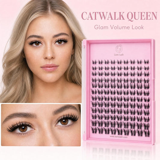Catwalk Queen 5-in-1 DIY Cluster Lash Kit – 120 Clusters