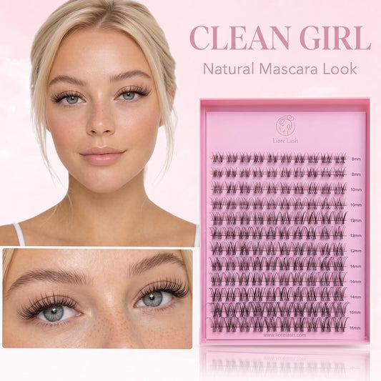 Clean Girl Black 5-in-1 DIY Cluster Lash Kit – 120 Clusters