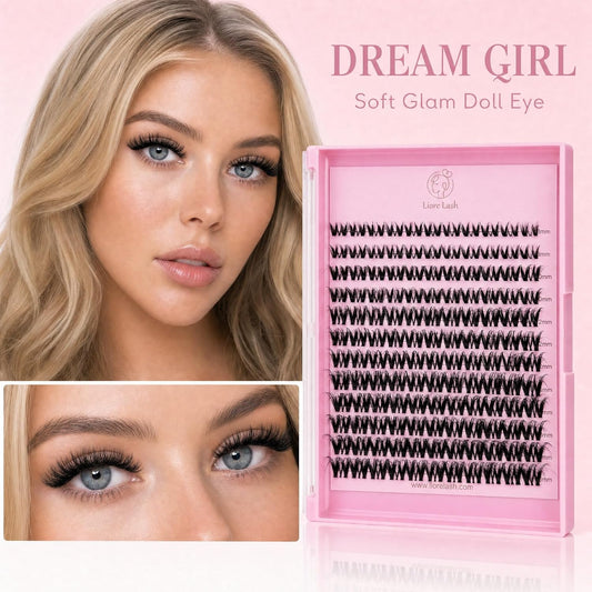 Dream Girl 5-in-1 DIY Cluster Lash Kit – 120 Clusters