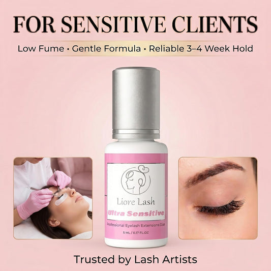Ultra Sensitive Professional Eyelash Extensions Glue - Up to 4 weeks lasting