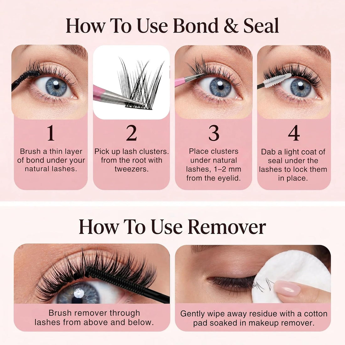 How to Apply Cluster Lashes at Home (Step-by-Step)