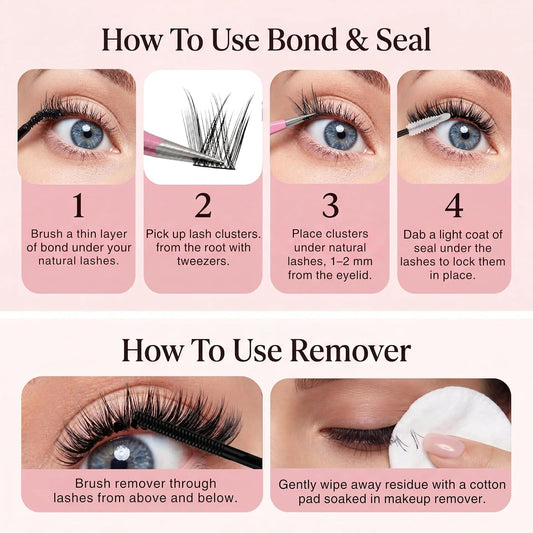 How to Apply Cluster Lashes at Home (Step-by-Step)