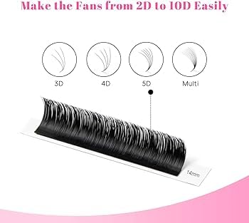 Easy fan Premium Cashmere Eyelashes (C Curl 0.07) - Liore Lash