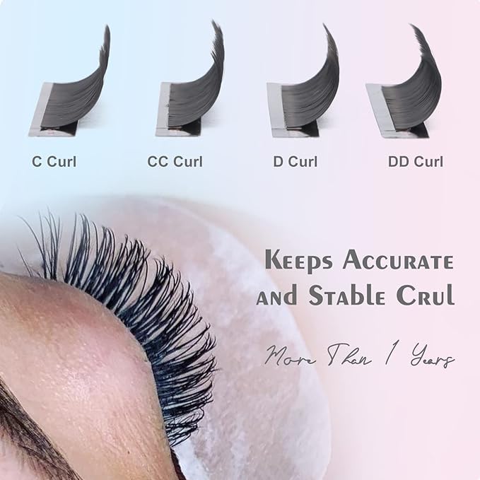 Premium Cashmere Eyelashes (C Curl 0.10) - Liore Lash