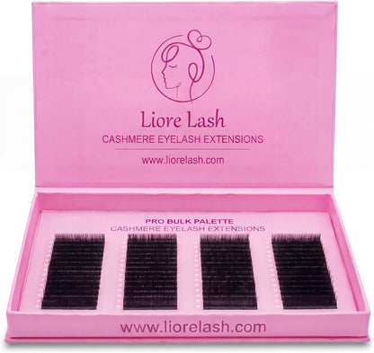Bulk Lash Palette – 0.07 mm, 64 Rows by LIORE LASH