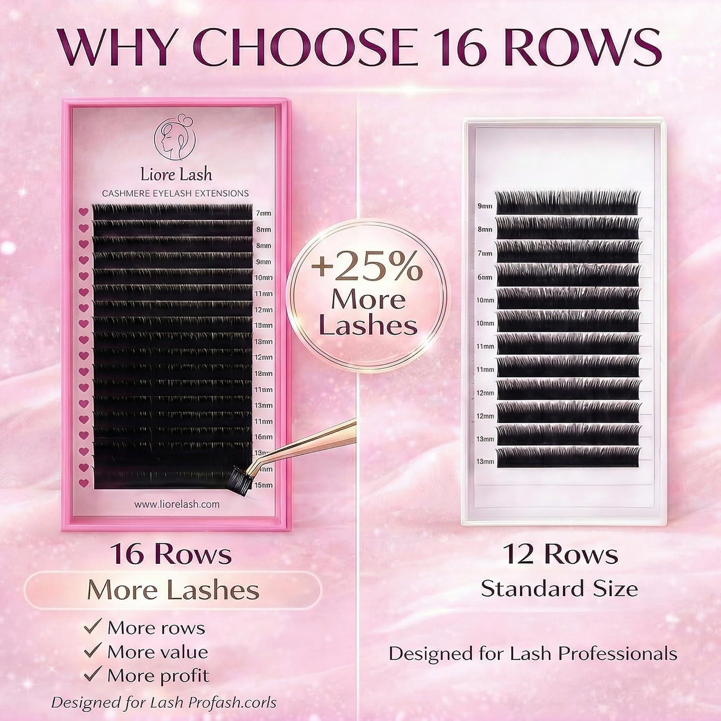 Premade U & W Lash Fans – 0.07 mm product detail 3