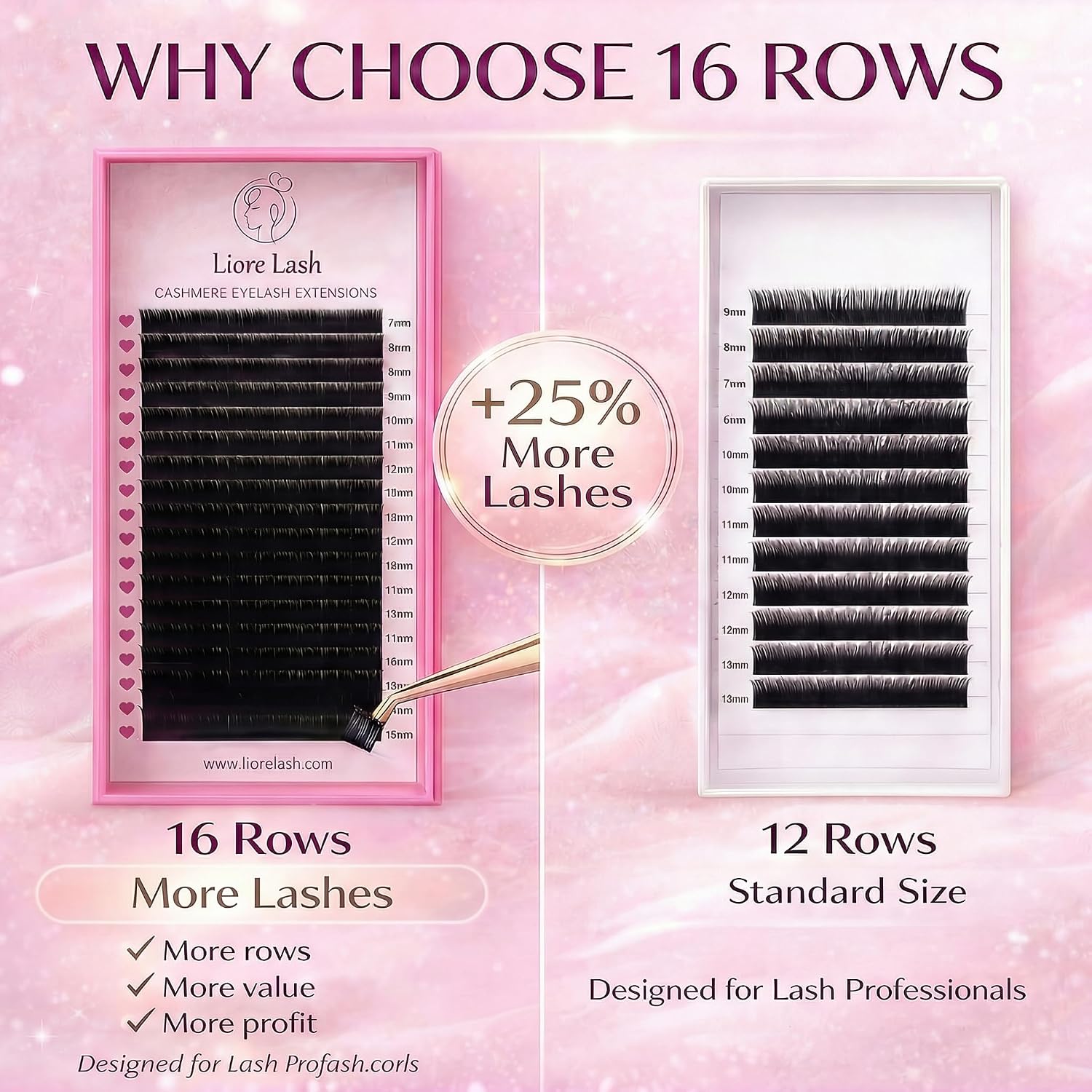 Premade U & W Lash Fans – 0.07 mm product detail 3