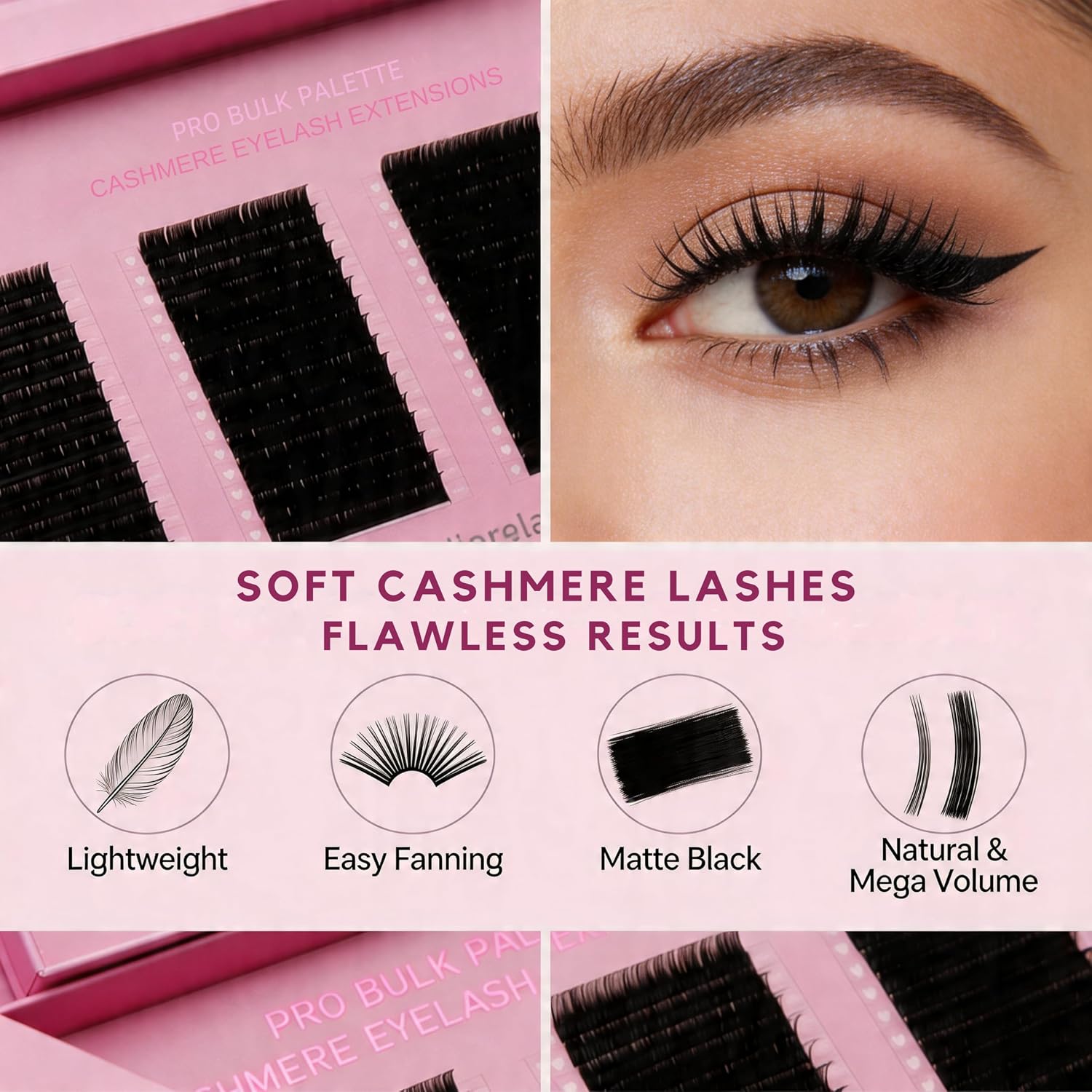 Bulk Lash Palette – 0.07 mm, 64 Rows product detail 4
