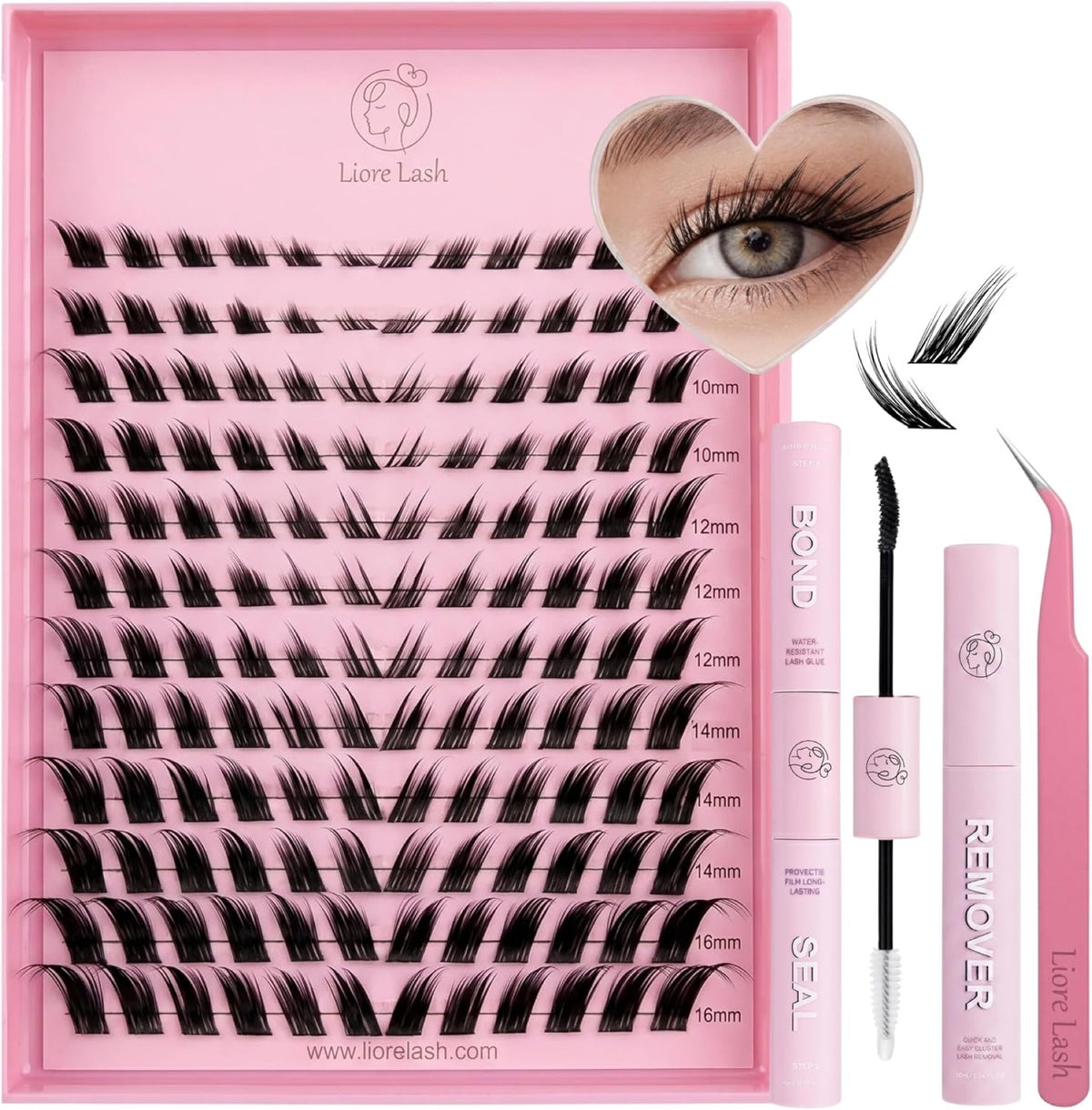 Foxy Dream 5-in-1 DIY Cluster Lash Kit – 120 Clusters