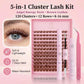Angel Energy Brown 5-in-1 DIY Cluster Lash Kit – 120 Clusters