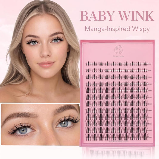 Baby Wink 5-in-1 DIY Cluster Lash Kit – 120 Clusters