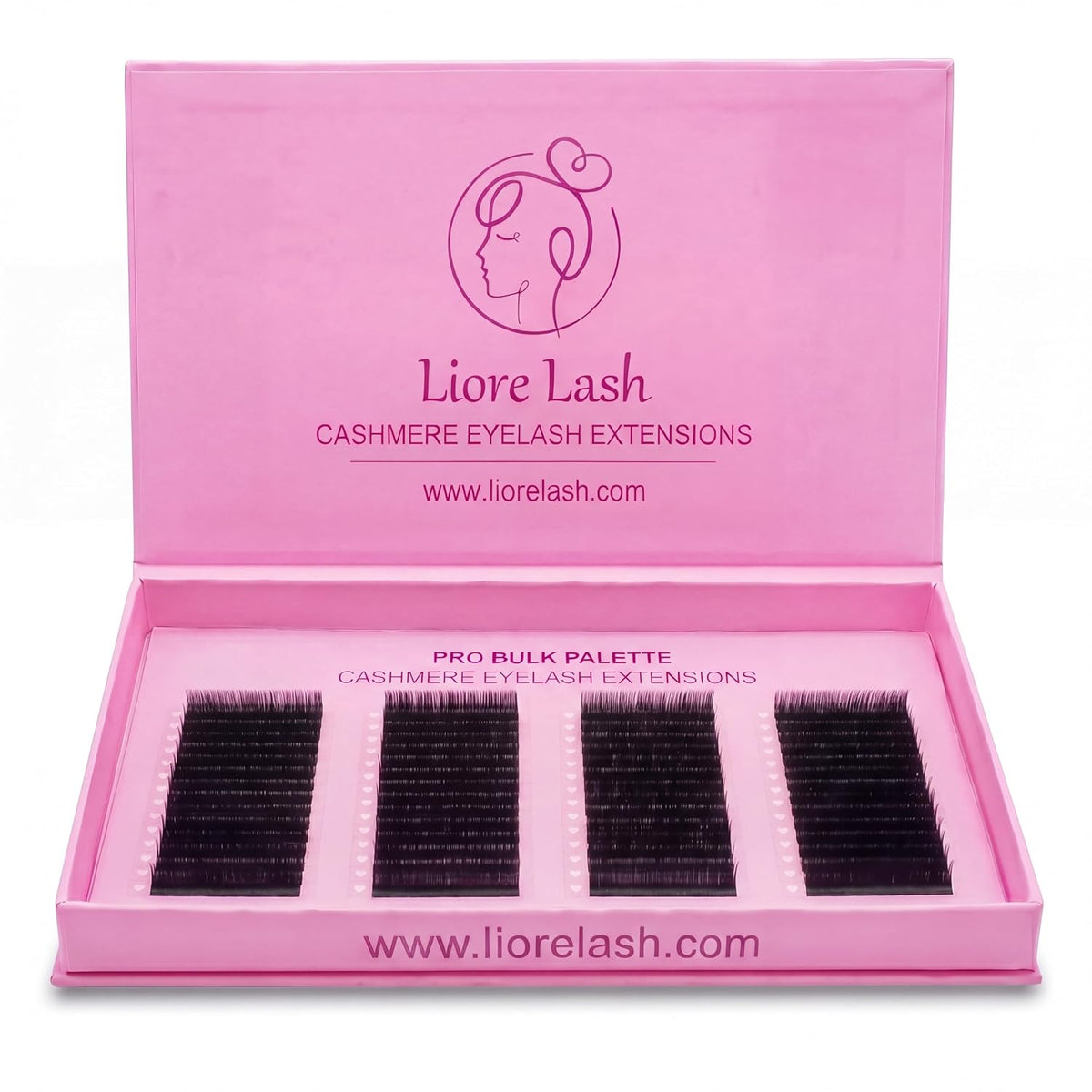 Cashmere Bulk Lash Palette – 0.07 mm, 64 Rows
