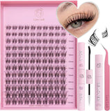 Clean Girl Black 5-in-1 DIY Cluster Lash Kit – 120 Clusters