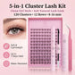 Clean Girl Black 5-in-1 DIY Cluster Lash Kit – 120 Clusters