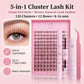 Clean Girl Brown 5-in-1 DIY Cluster Lash Kit – 120 Clusters