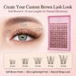 Clean Girl Brown 5-in-1 DIY Cluster Lash Kit – 120 Clusters