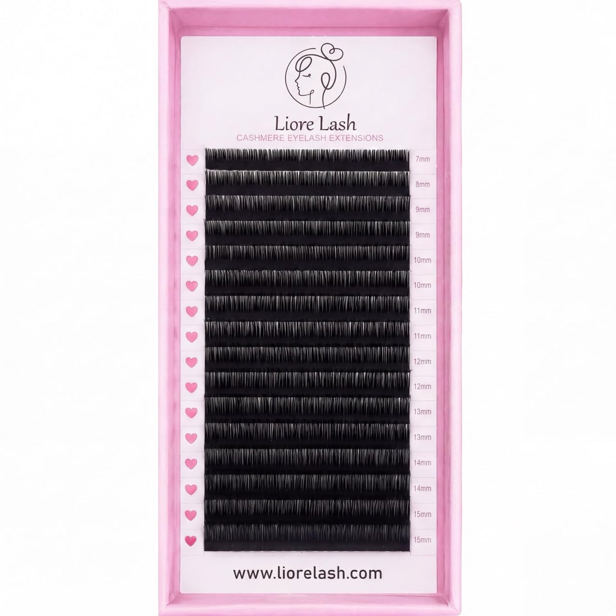 Cashmere Easy Fan Lashes – 0.07 mm, 16 Rows