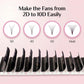 Cashmere Easy Fan Lashes – 0.07 mm, 16 Rows