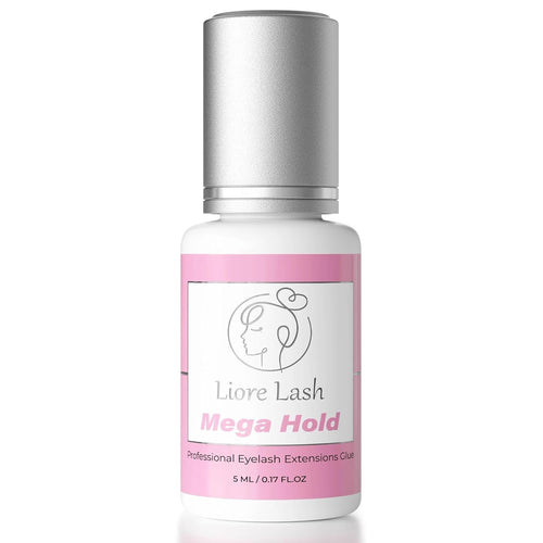 Mega Hold Professional Eyelash Extensions Glue - Up to 8 Weeks Lasting
