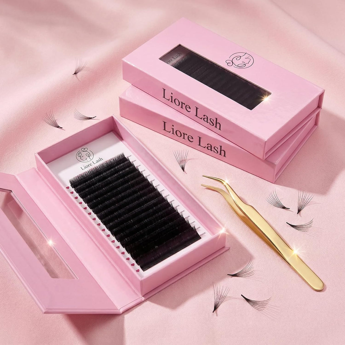 Cashmere Premade U & W Lash Fans – 0.07 mm