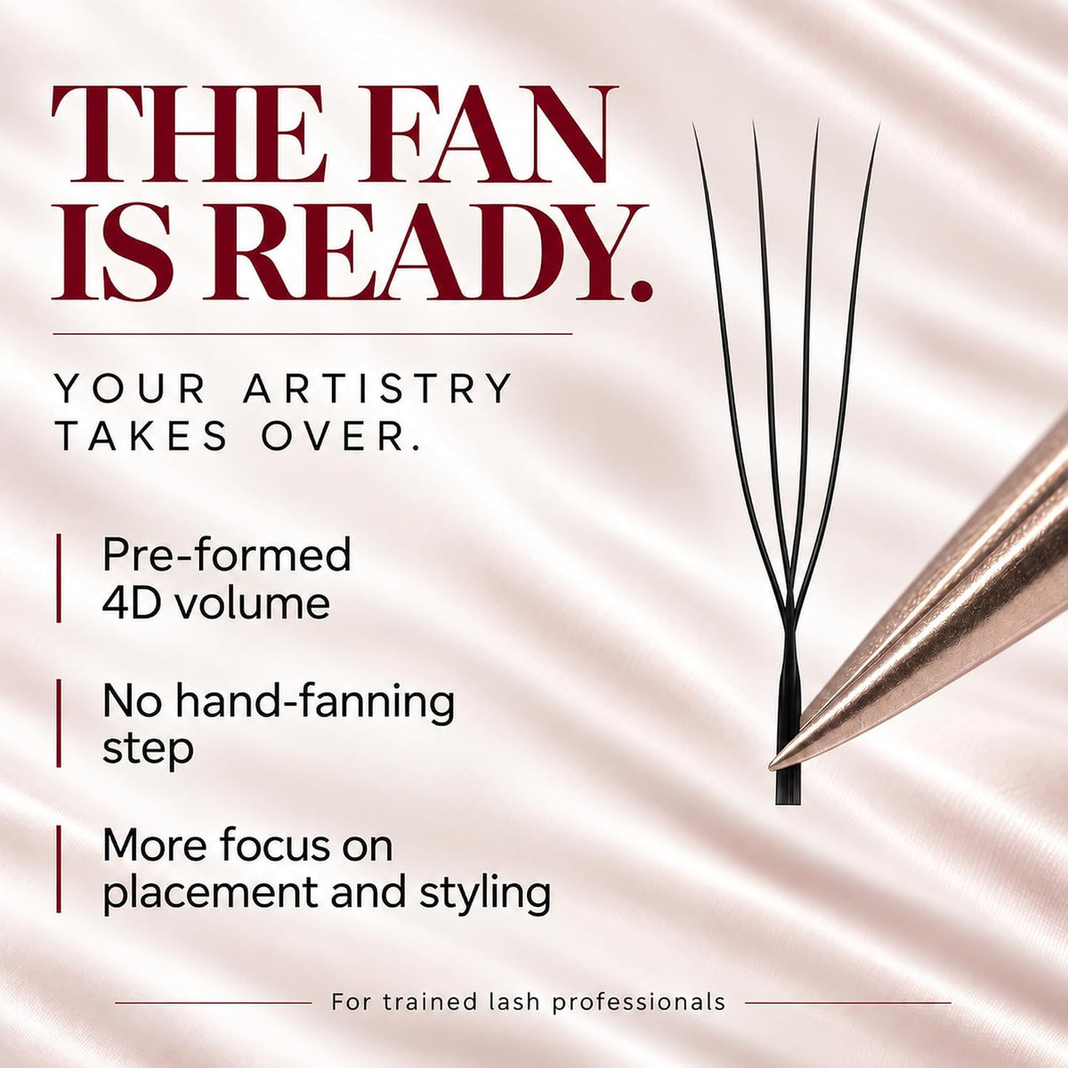 Cashmere Premade U & W Lash Fans – 0.07 mm