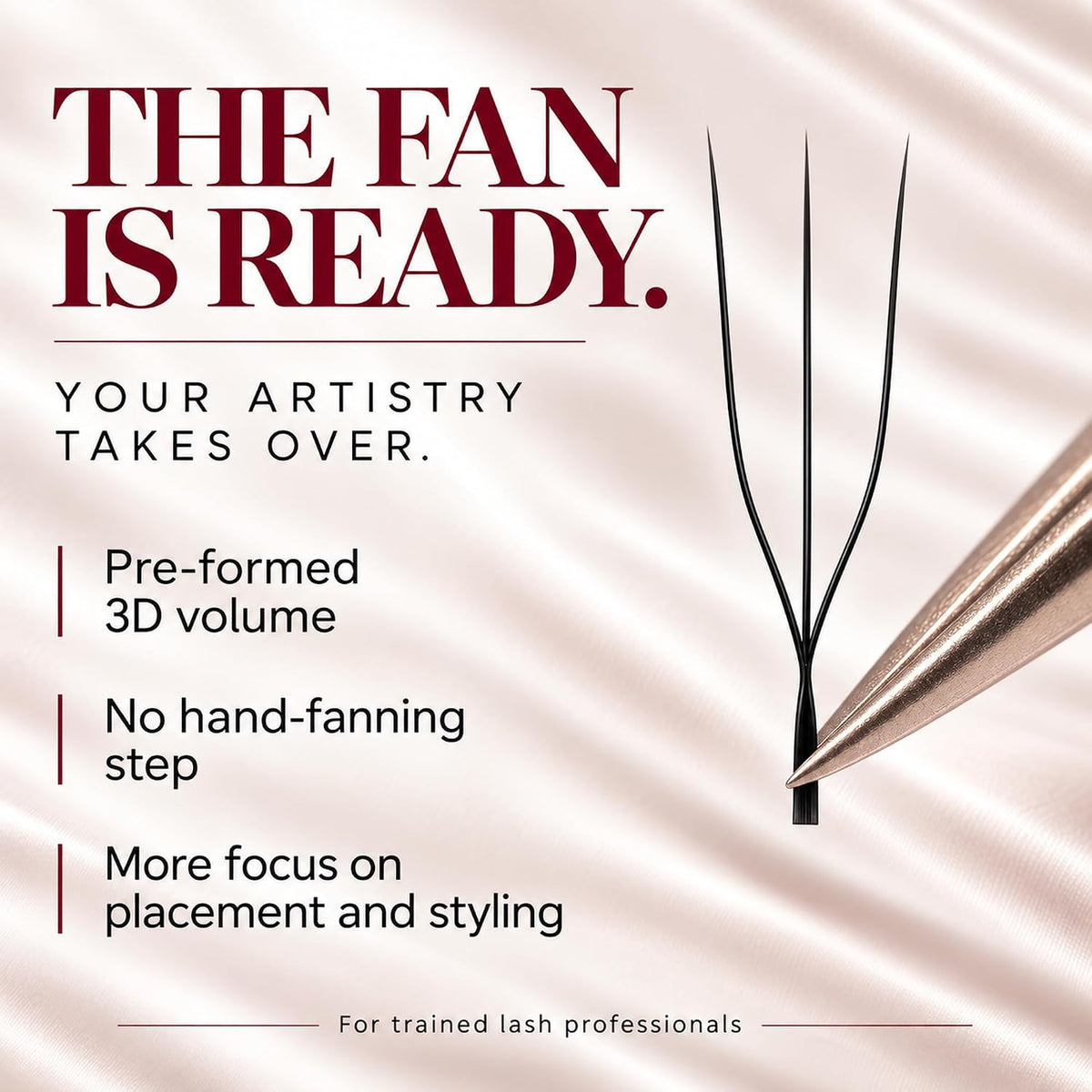 Cashmere Premade U & W Lash Fans – 0.07 mm
