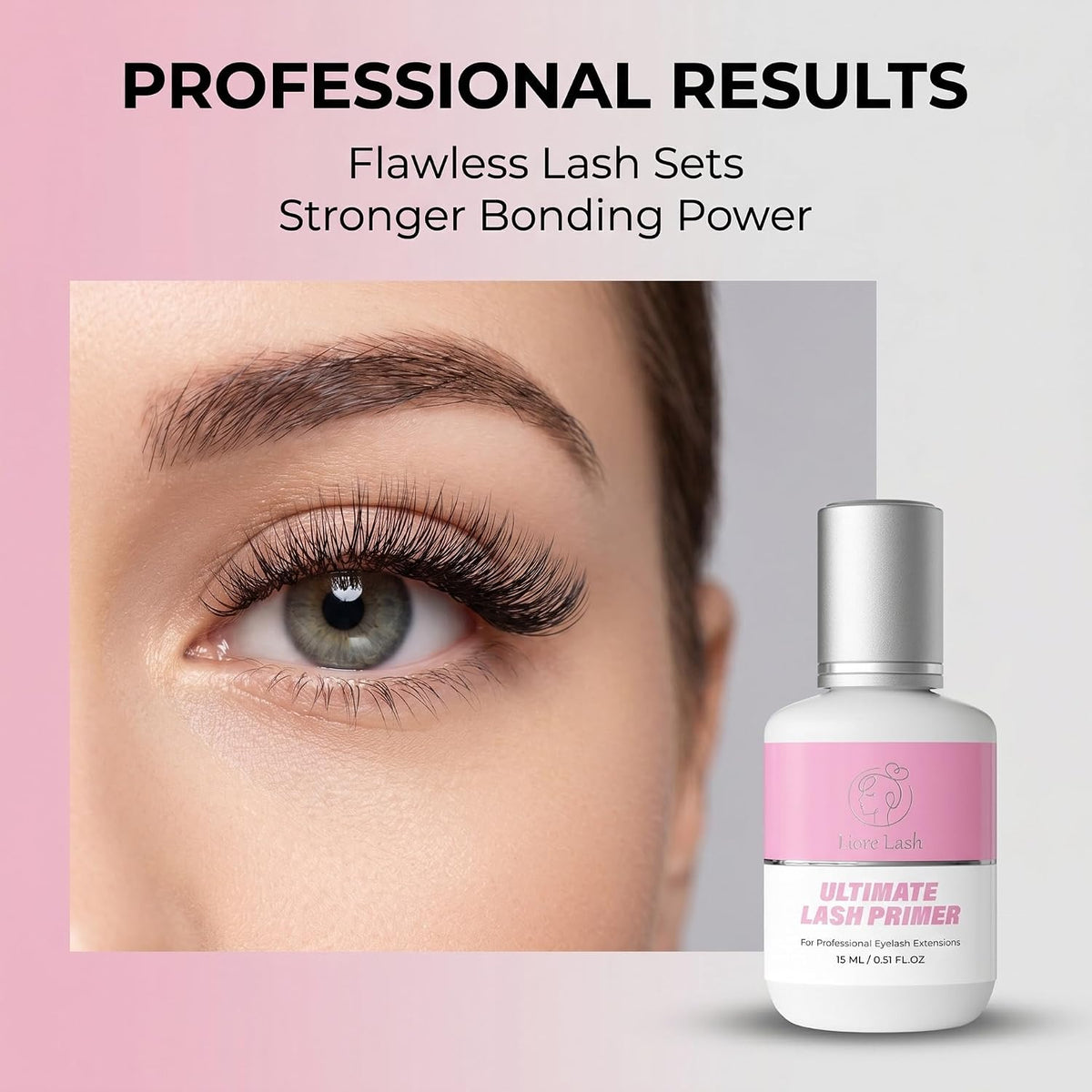 Ultimate Lash Primer For Professional Eyelash Extensions - 35% Longer Lash Retention